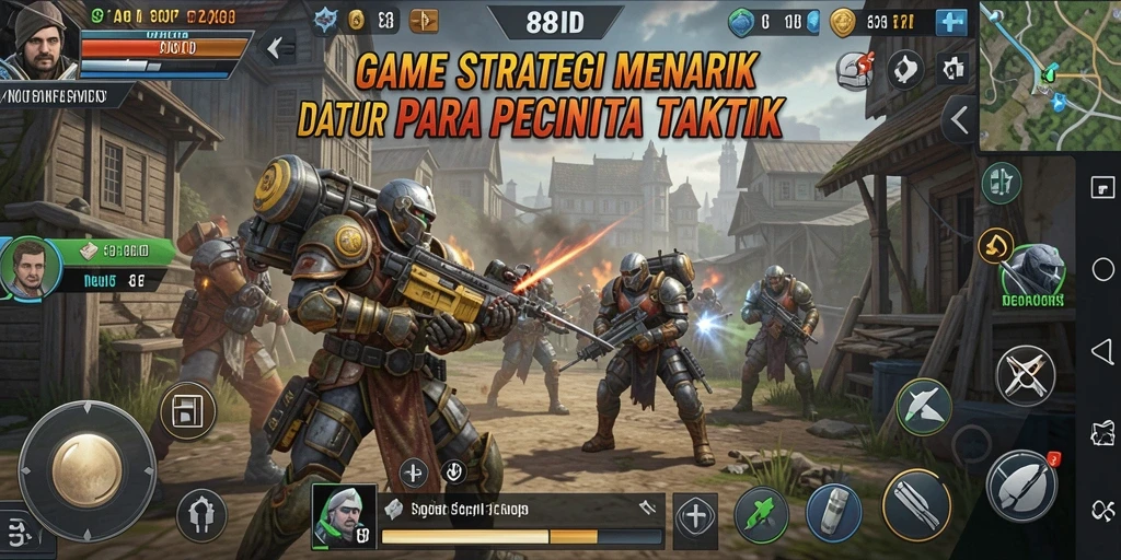 Tampilan gameplay seru dari 88ID yang menampilkan taktik mendalam.