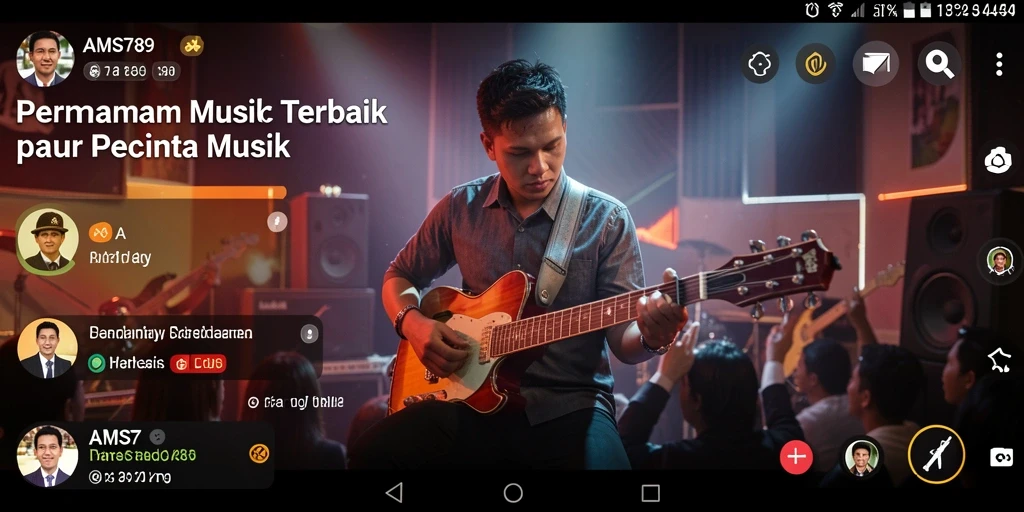 Tampilan gameplay seru AMS789 untuk pecinta musik.