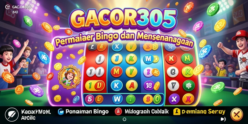 GACOR305 menunjukkan gameplay Bingo yang seru dan interaktif.