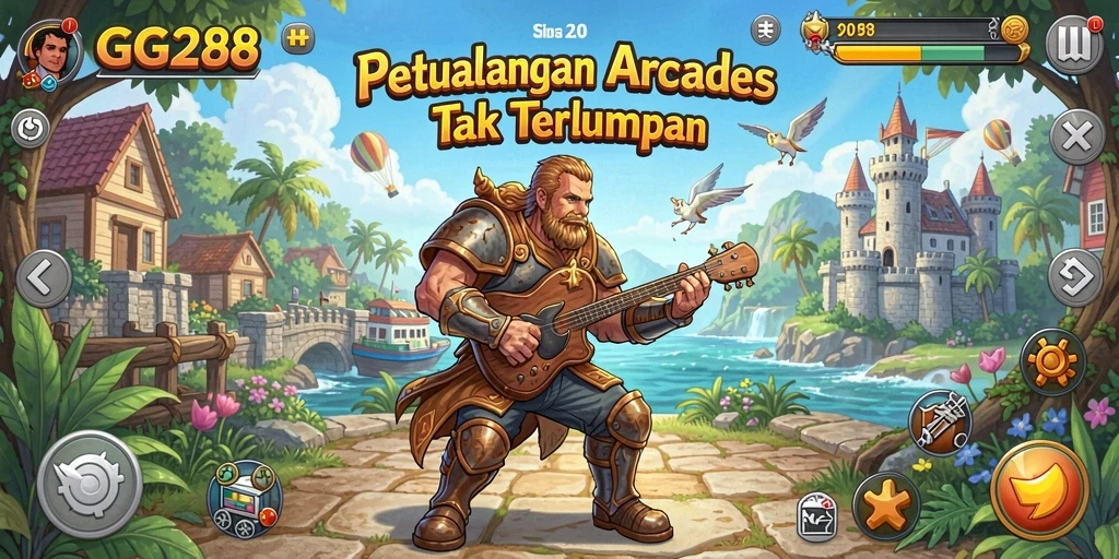 Screenshot gameplay GG288 menampilkan aksi seru dalam level yang penuh tantangan.