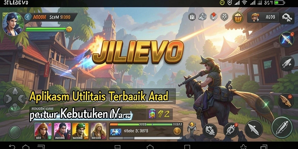 Tampilan utama aplikasi JILIEVO dengan antarmuka yang intuitif dan fitur lengkap.